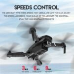 Remote Control Mini Drone LED lighting - GPS - Headless mode - Without Camera - Black - Image 7