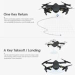 Remote Control Mini Drone LED lighting - GPS - Headless mode - Without Camera - Black - Image 3