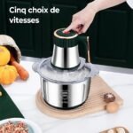 Stainless Steel Electric Meat Chopper 5L - Image 6