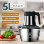 Stainless Steel Electric Meat Chopper 5L - Image 5